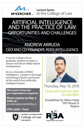 MCK Lecture Arruda REGINA APR 2018