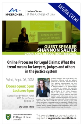 Lecture Series REGINA Salter September 2018