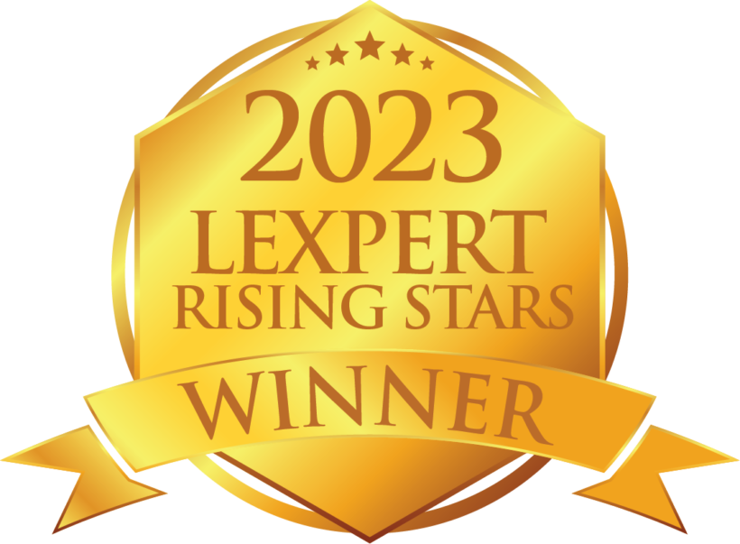 2023 Lexpert Rising Stars Leading Lawyers Under 40 Christopher J. Masich. McKercher LLP.